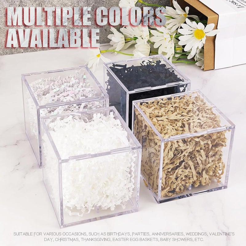 Lechay Crinkle Cut Paper Shred Filler, Box Filler Shredded Paper for Baskets Stuffing for Mother's Day Graduation Birthday Halloween (brown) - Image 3